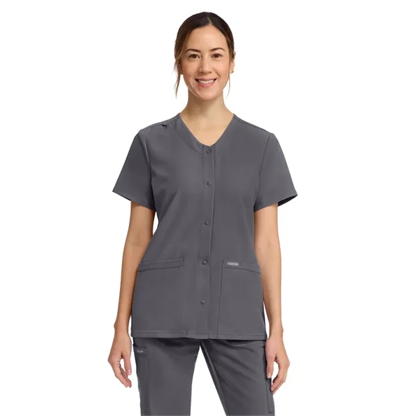 Cherokee - WW Originals Ultra - Women's 2-Pocket Snap-Fro... - Cherokee - WW Originals Ultra - Women's 2-Pocket Snap-Fro... - Image 7 of 11