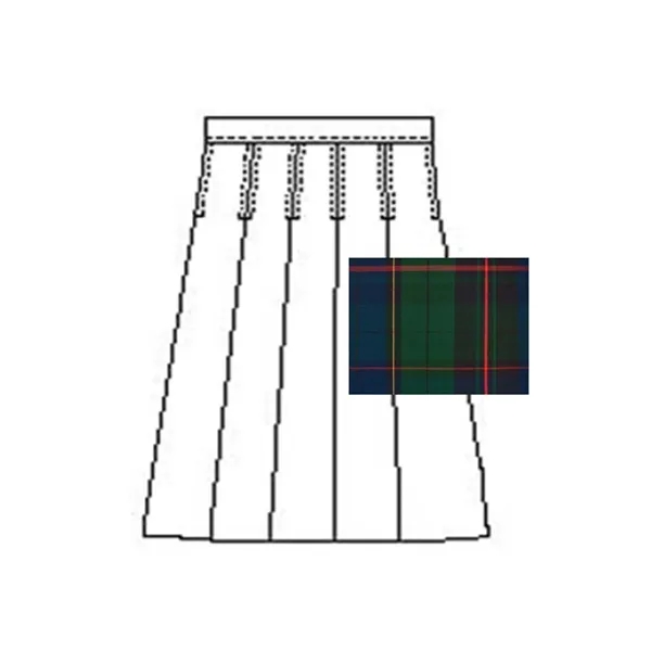 A+ Uniforms - Girls' Model 43 Blend Plaid Skirt - A+ Uniforms - Girls' Model 43 Blend Plaid Skirt - Image 8 of 8