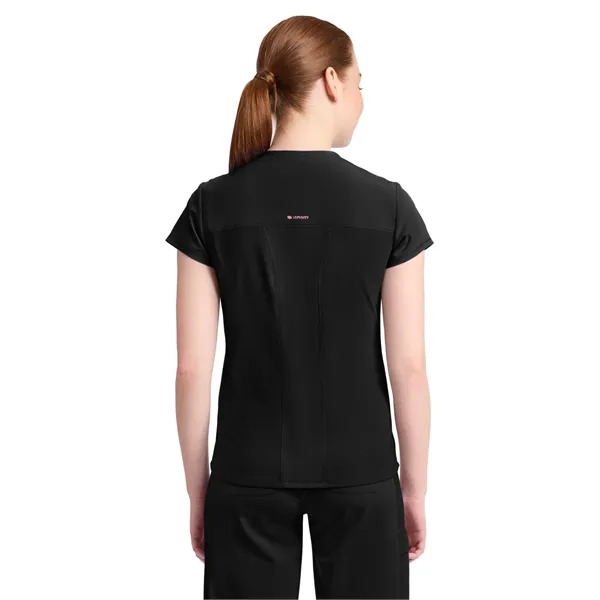 Infinity GNR8 - Women's 2-Pocket Mock-Wrap V-Neck Top - Infinity GNR8 - Women's 2-Pocket Mock-Wrap V-Neck Top - Image 2 of 17