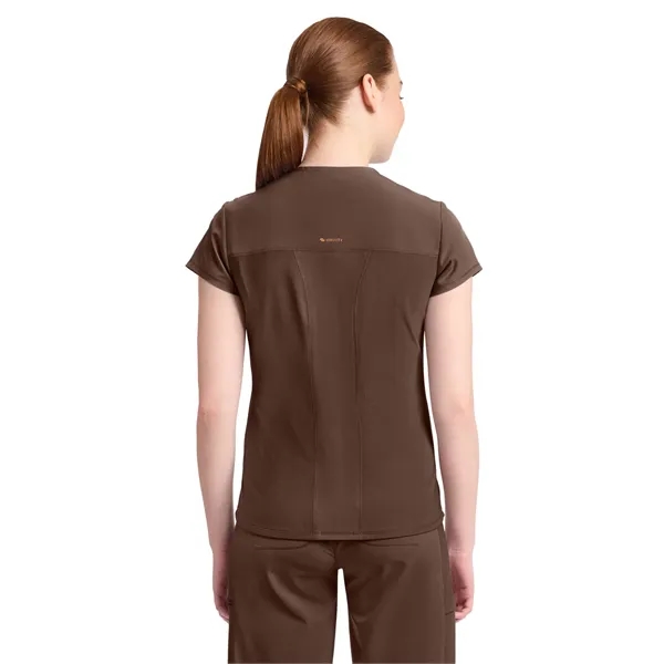 Infinity GNR8 - Women's 2-Pocket Mock-Wrap V-Neck Top - Infinity GNR8 - Women's 2-Pocket Mock-Wrap V-Neck Top - Image 4 of 17