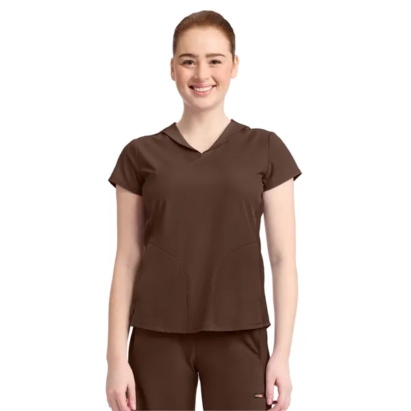 Infinity GNR8 - Women's 2-Pocket Mock-Wrap V-Neck Top - Infinity GNR8 - Women's 2-Pocket Mock-Wrap V-Neck Top - Image 5 of 17