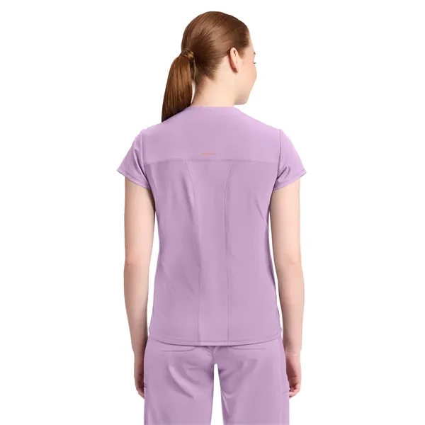 Infinity GNR8 - Women's 2-Pocket Mock-Wrap V-Neck Top - Infinity GNR8 - Women's 2-Pocket Mock-Wrap V-Neck Top - Image 6 of 17
