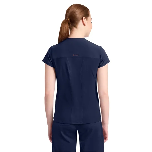 Infinity GNR8 - Women's 2-Pocket Mock-Wrap V-Neck Top - Infinity GNR8 - Women's 2-Pocket Mock-Wrap V-Neck Top - Image 8 of 17