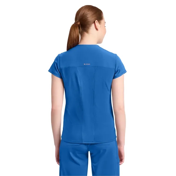 Infinity GNR8 - Women's 2-Pocket Mock-Wrap V-Neck Top - Infinity GNR8 - Women's 2-Pocket Mock-Wrap V-Neck Top - Image 12 of 17
