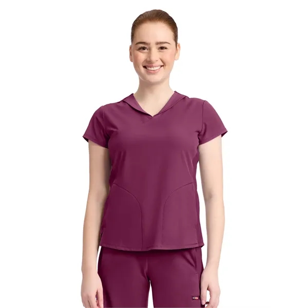 Infinity GNR8 - Women's 2-Pocket Mock-Wrap V-Neck Top - Infinity GNR8 - Women's 2-Pocket Mock-Wrap V-Neck Top - Image 17 of 17