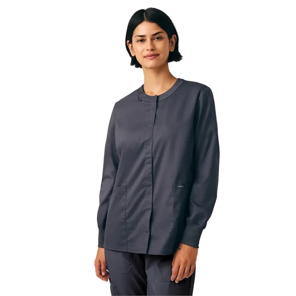 Landau - ProFlex - Women's Three-Pocket Scrub Jacket - Landau - ProFlex - Women's Three-Pocket Scrub Jacket - Image 3 of 9