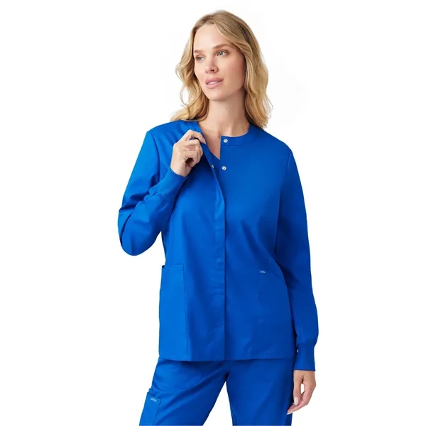 Landau - ProFlex - Women's Three-Pocket Scrub Jacket - Landau - ProFlex - Women's Three-Pocket Scrub Jacket - Image 5 of 9