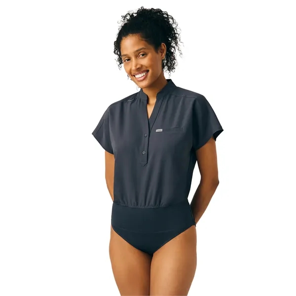 Landau - Forward - Women's One-Pocket Scrub Bodysuit - Landau - Forward - Women's One-Pocket Scrub Bodysuit - Image 5 of 7