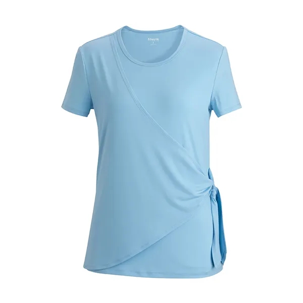 Edwards Garment - Women's Pocketless Soft Wrap Blouse - Edwards Garment - Women's Pocketless Soft Wrap Blouse - Image 3 of 9