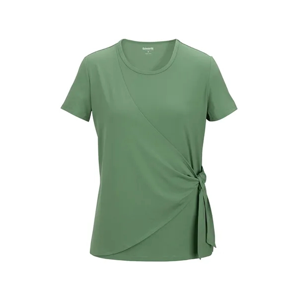 Edwards Garment - Women's Pocketless Soft Wrap Blouse - Edwards Garment - Women's Pocketless Soft Wrap Blouse - Image 5 of 9