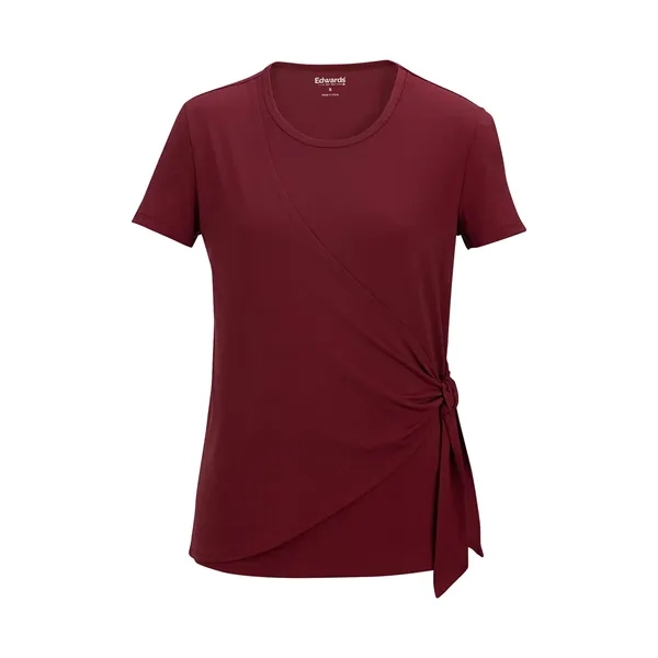 Edwards Garment - Women's Pocketless Soft Wrap Blouse - Edwards Garment - Women's Pocketless Soft Wrap Blouse - Image 7 of 9