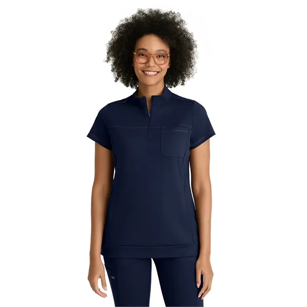 Barco One Performance Knit - Women's Three-Pocket Mock Ne... - Barco One Performance Knit - Women's Three-Pocket Mock Ne... - Image 3 of 7