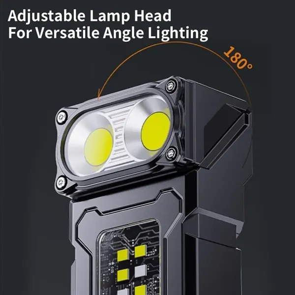 Rechargeable Digital Power LED Light Flashlight - Rechargeable Digital Power LED Light Flashlight - Image 2 of 7