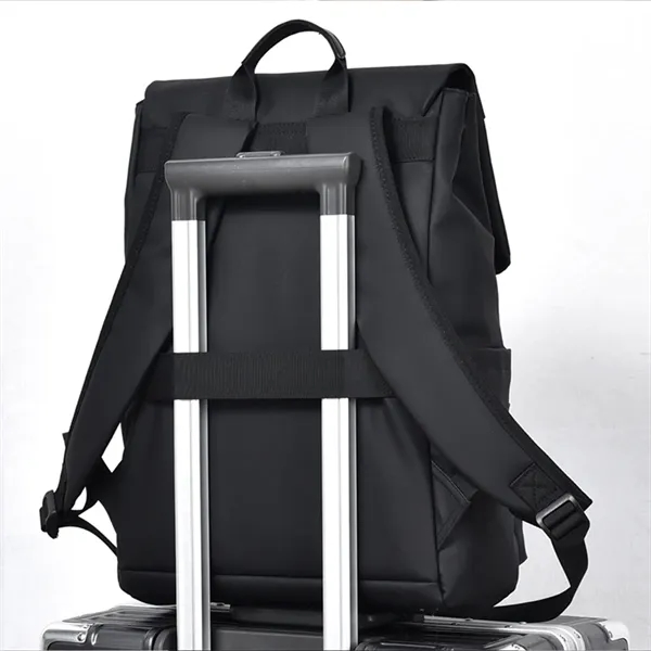 Men's Business Backpack with Laptop Compartment Computer - Men's Business Backpack with Laptop Compartment Computer - Image 3 of 9