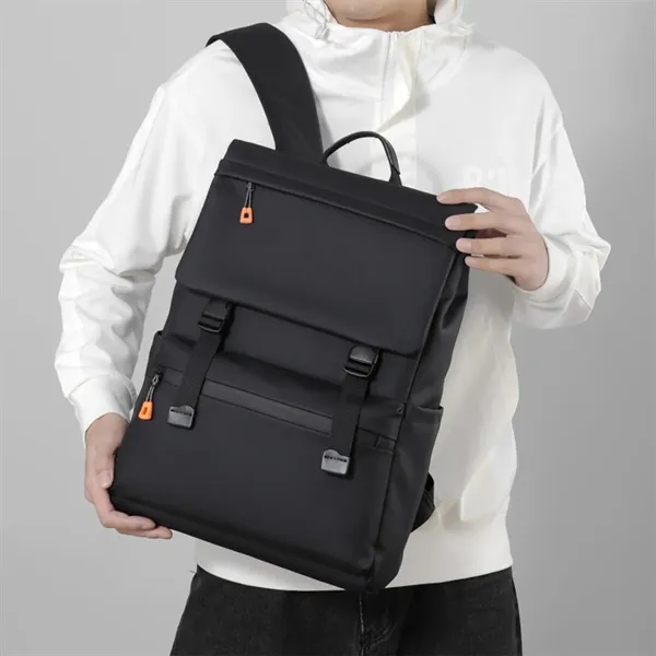 Men's Business Backpack with Laptop Compartment Computer - Men's Business Backpack with Laptop Compartment Computer - Image 2 of 9