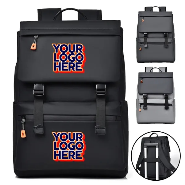 Men's Business Backpack with Laptop Compartment Computer - Men's Business Backpack with Laptop Compartment Computer - Image 0 of 9