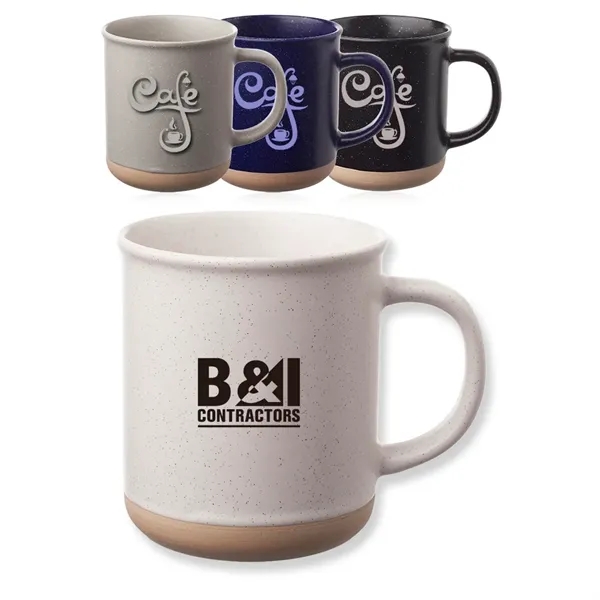 13.5 oz. Aurora Speckled Clay Coffee Mugs - 13.5 oz. Aurora Speckled Clay Coffee Mugs - Image 3 of 3