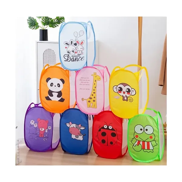 Polyester Folding Mesh Laundry Basket / Bag - Polyester Folding Mesh Laundry Basket / Bag - Image 1 of 2