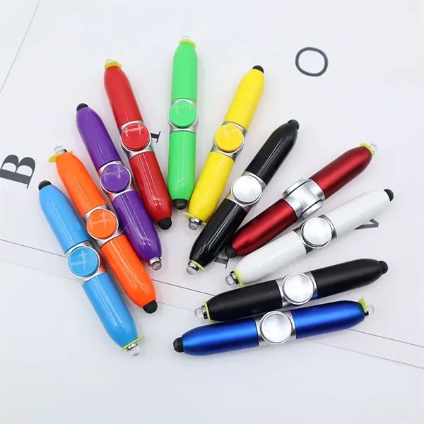 Spinning Fidget Pen Fidget Ballpoint Pen Metal Writing Tool - Spinning Fidget Pen Fidget Ballpoint Pen Metal Writing Tool - Image 2 of 3