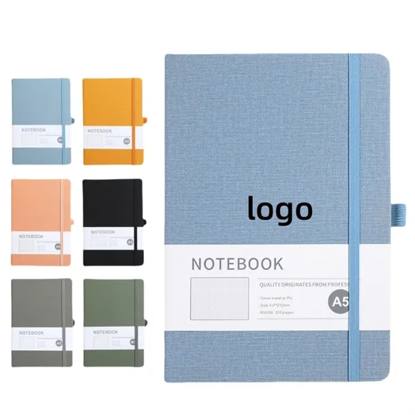 Textured Linen Notebook - Textured Linen Notebook - Image 0 of 3
