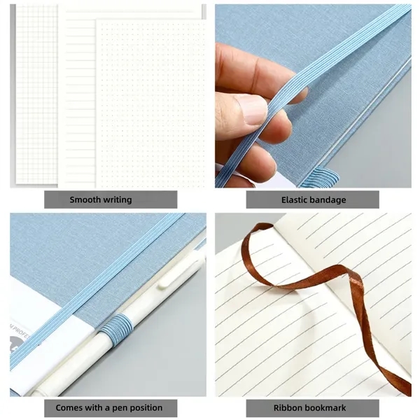 Textured Linen Notebook - Textured Linen Notebook - Image 1 of 3