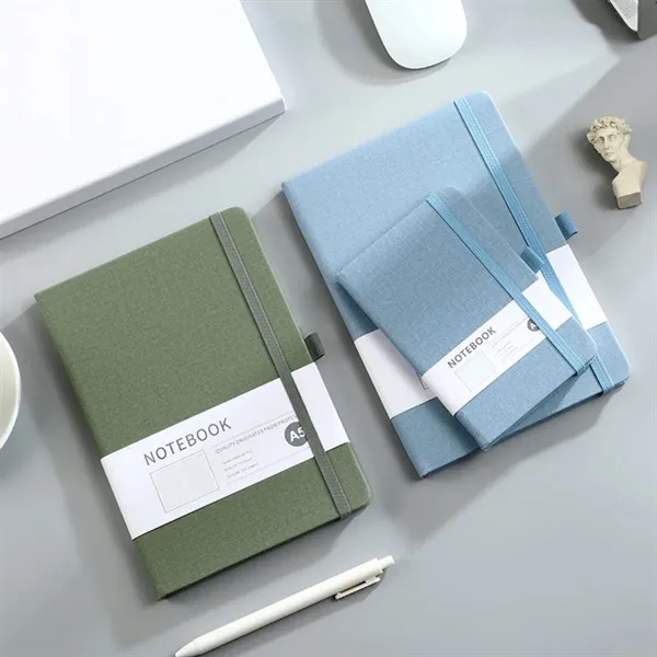 Textured Linen Notebook - Textured Linen Notebook - Image 2 of 3