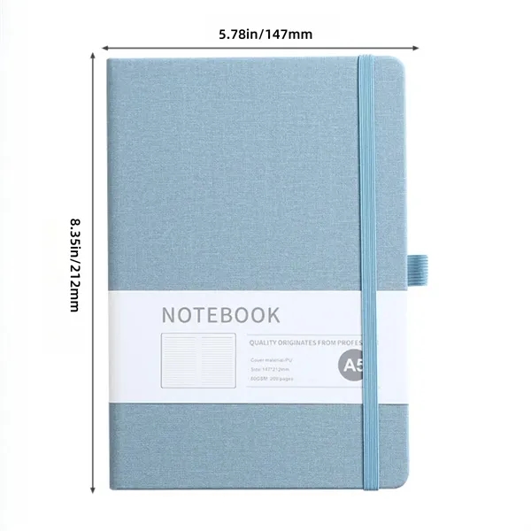 Textured Linen Notebook - Textured Linen Notebook - Image 3 of 3