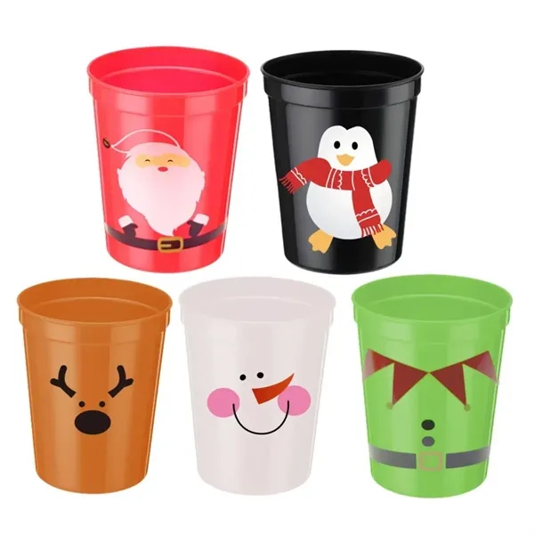 16oz Plastic Christmas Cup - 16oz Plastic Christmas Cup - Image 0 of 6