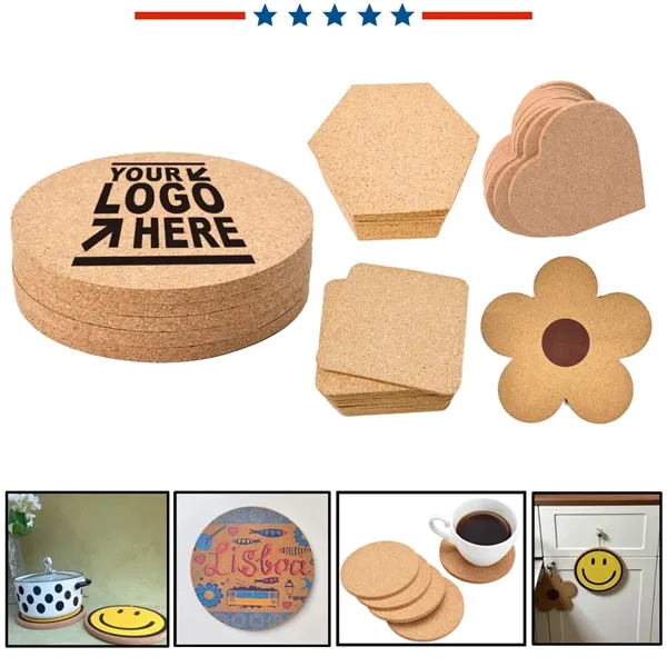Custom Cork Coasters - Custom Cork Coasters - Image 0 of 6