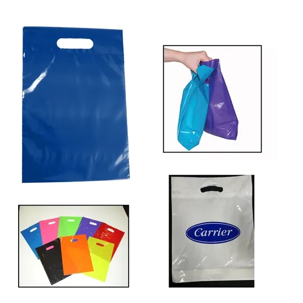Die-cut handle plastic bag - Die-cut handle plastic bag - Image 1 of 9