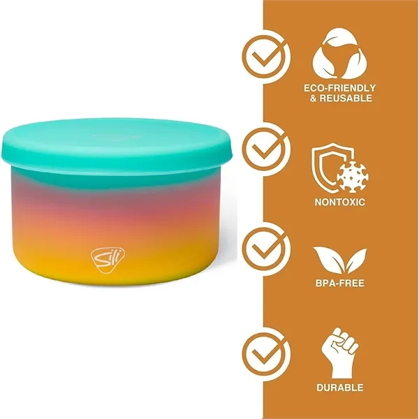 Silipint Silicone 20 oz Lidded Bowl - Silipint Silicone 20 oz Lidded Bowl - Image 6 of 6