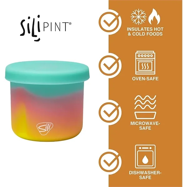Silipint Silicone 10 oz Lidded Bowl - Silipint Silicone 10 oz Lidded Bowl - Image 3 of 5