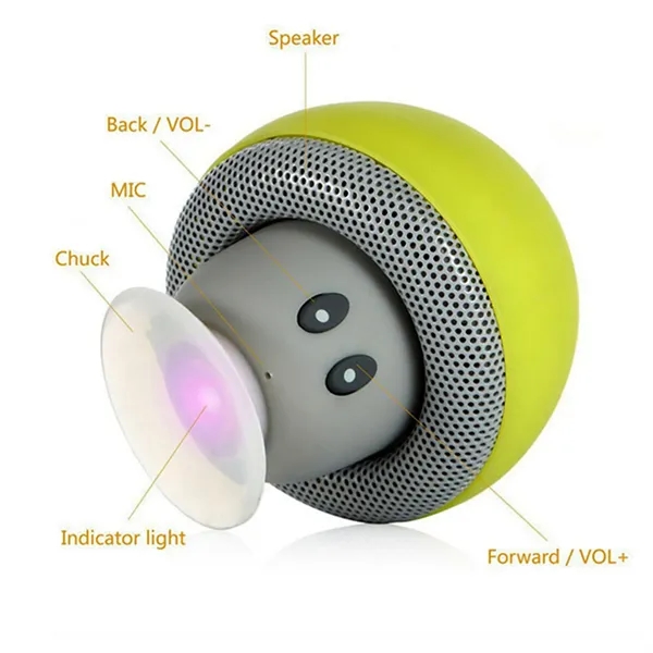 Mini Waterproof Mushroom Bluetooth Speaker - Mini Waterproof Mushroom Bluetooth Speaker - Image 4 of 4