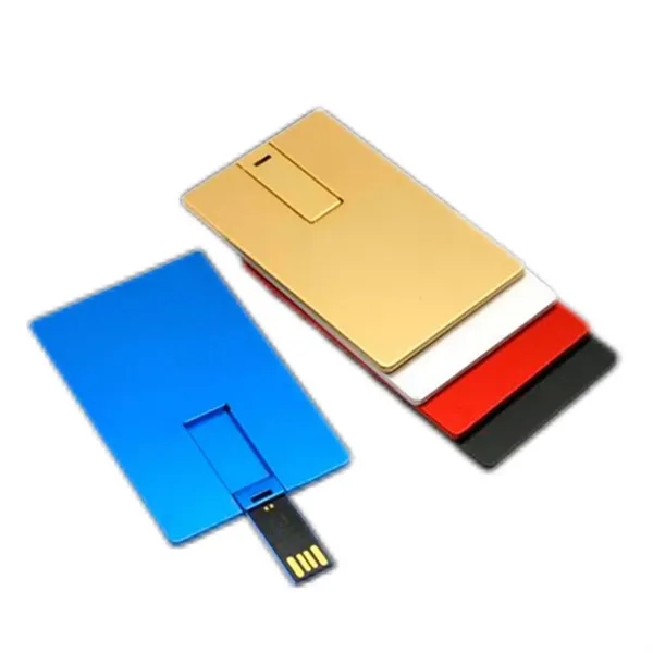 Aluminum Alloy Card - Shaped Usb Flash Drive - Aluminum Alloy Card - Shaped Usb Flash Drive - Image 1 of 1