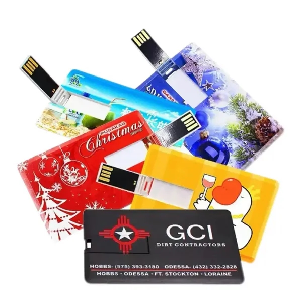 Card-Shaped Usb Flash Drive - Card-Shaped Usb Flash Drive - Image 1 of 1