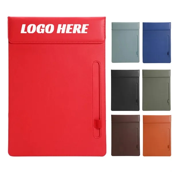 Executive A4 Leather Clipboard With Pen Slot - Executive A4 Leather Clipboard With Pen Slot - Image 0 of 4
