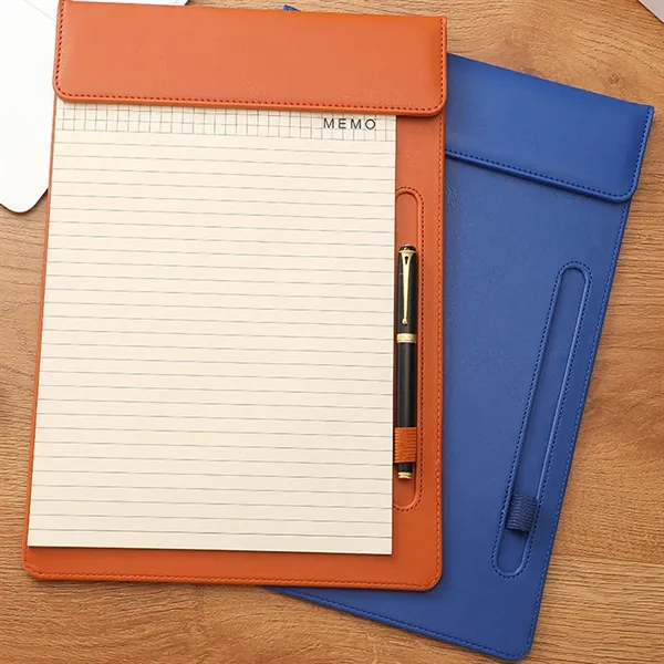 Executive A4 Leather Clipboard With Pen Slot - Executive A4 Leather Clipboard With Pen Slot - Image 4 of 4