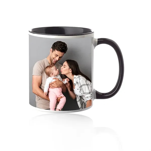 11 oz. Bright Two-Tone Sublimation Custom Mug - 11 oz. Bright Two-Tone Sublimation Custom Mug - Image 1 of 6