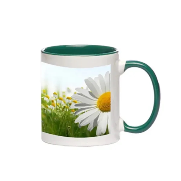 11 oz. Bright Two-Tone Sublimation Custom Mug - 11 oz. Bright Two-Tone Sublimation Custom Mug - Image 2 of 6