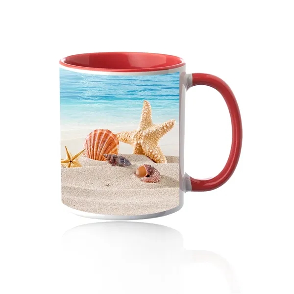 11 oz. Bright Two-Tone Sublimation Custom Mug - 11 oz. Bright Two-Tone Sublimation Custom Mug - Image 4 of 6