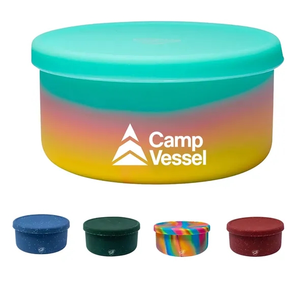 Silipint Silicone 30 oz Lidded Bowl - Silipint Silicone 30 oz Lidded Bowl - Image 0 of 8