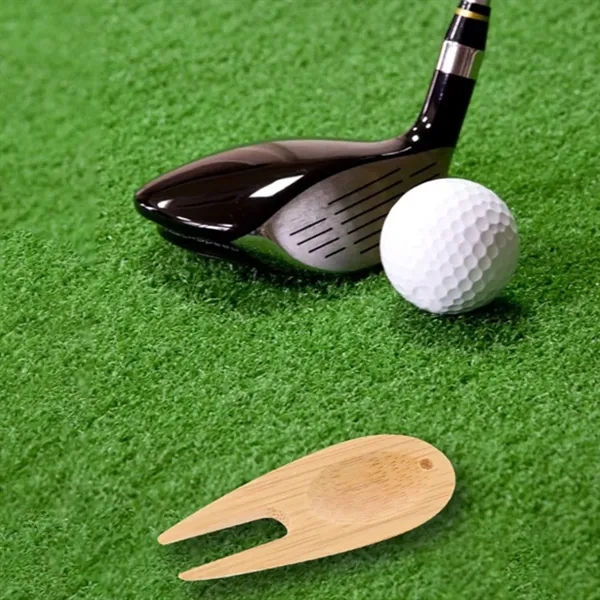 Eco-Friendly Wooden Golf Divot Repair Tool - Eco-Friendly Wooden Golf Divot Repair Tool - Image 5 of 5