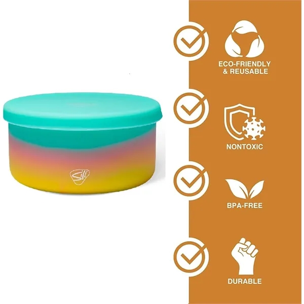 Silipint Silicone 30 oz Lidded Bowl - Silipint Silicone 30 oz Lidded Bowl - Image 8 of 8