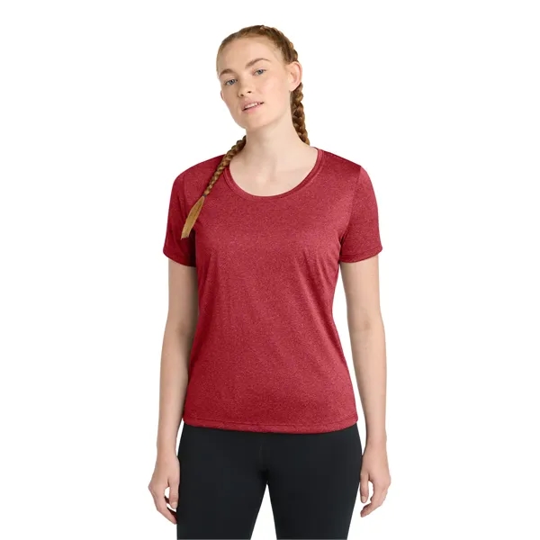Sport-Tek Women's Heather Contender Scoop Neck Tee. - Sport-Tek Women's Heather Contender Scoop Neck Tee. - Image 8 of 39