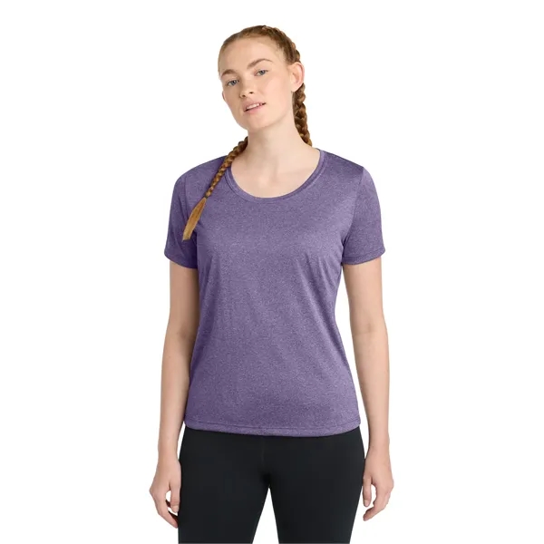 Sport-Tek Women's Heather Contender Scoop Neck Tee. - Sport-Tek Women's Heather Contender Scoop Neck Tee. - Image 13 of 39
