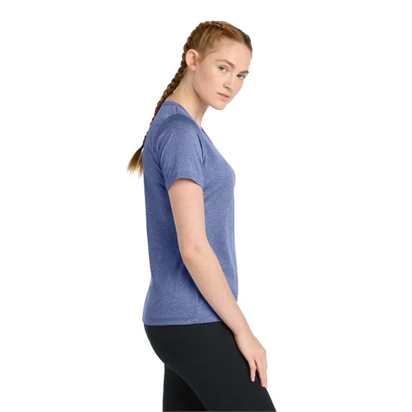 Sport-Tek Women's Heather Contender Scoop Neck Tee. - Sport-Tek Women's Heather Contender Scoop Neck Tee. - Image 20 of 39