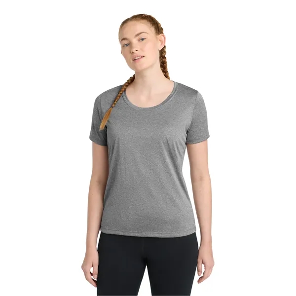 Sport-Tek Women's Heather Contender Scoop Neck Tee. - Sport-Tek Women's Heather Contender Scoop Neck Tee. - Image 24 of 39