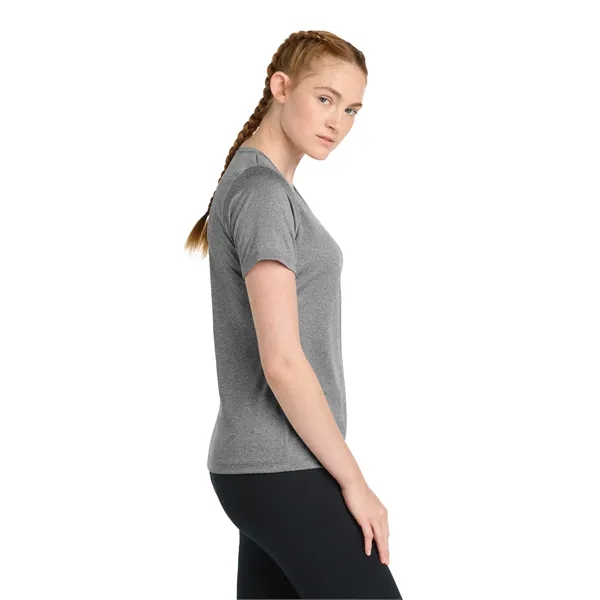 Sport-Tek Women's Heather Contender Scoop Neck Tee. - Sport-Tek Women's Heather Contender Scoop Neck Tee. - Image 26 of 39
