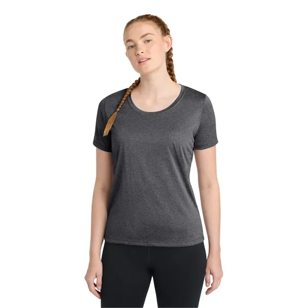 Sport-Tek Women's Heather Contender Scoop Neck Tee. - Sport-Tek Women's Heather Contender Scoop Neck Tee. - Image 27 of 39