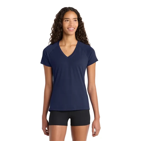 Sport-Tek Women's Ultimate Performance V-Neck. - Sport-Tek Women's Ultimate Performance V-Neck. - Image 10 of 24